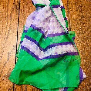 Vintage Echo Scarf Silk Blend